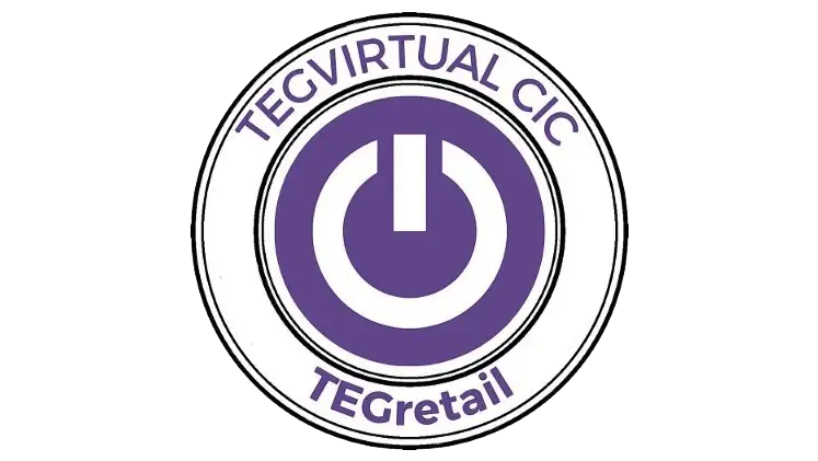 TEGVirtual CIC logo with a purple power-button symbol and the text ‘TEGretail’ beneath.